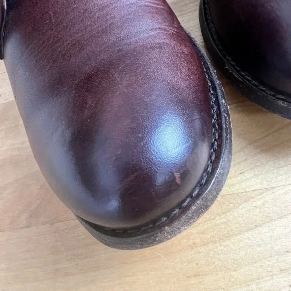 Frye Oxford Dark Brown Leather Melissa Lace Up Derby Shoes Womens Size 6 - Picture 5 of 10